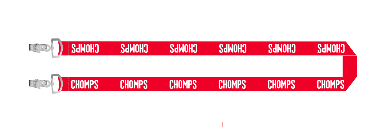 Alternative view of Chomps Lanyards