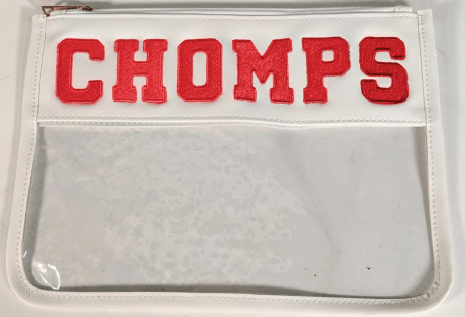 Alternative view of Chomps Clear Pouch